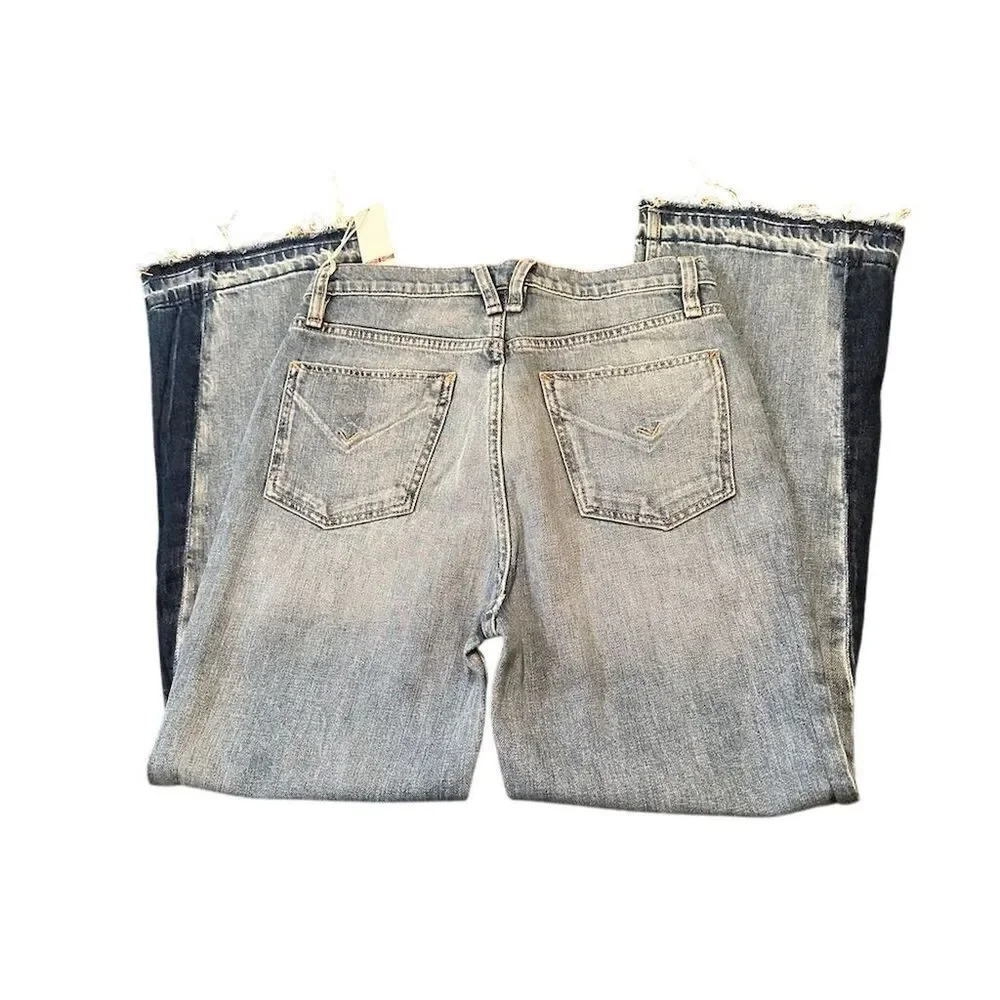 Hudson Faye Hrm Women's Wide-Leg Distressed Jeans Medium Blue Size M - Picture 10 of 15